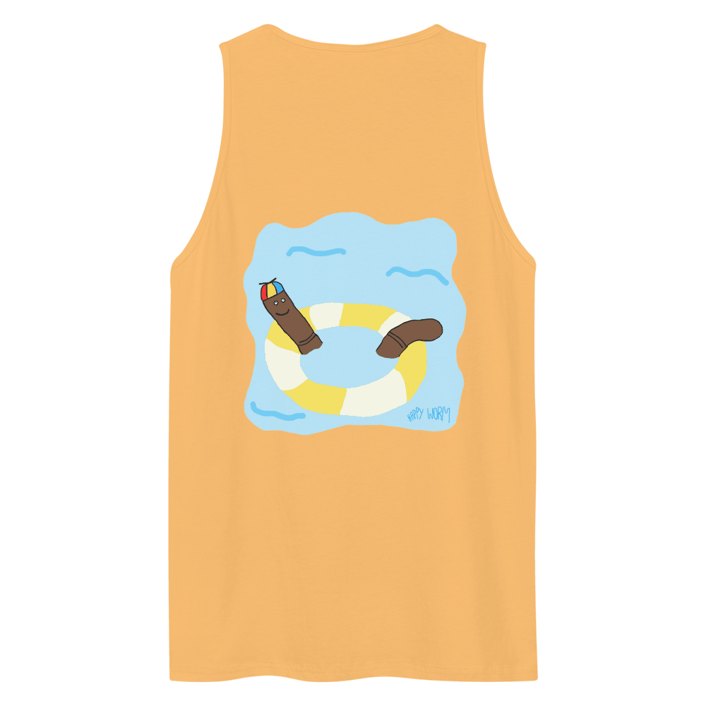 Happy Worm Summer Camp Tank - Sunshine
