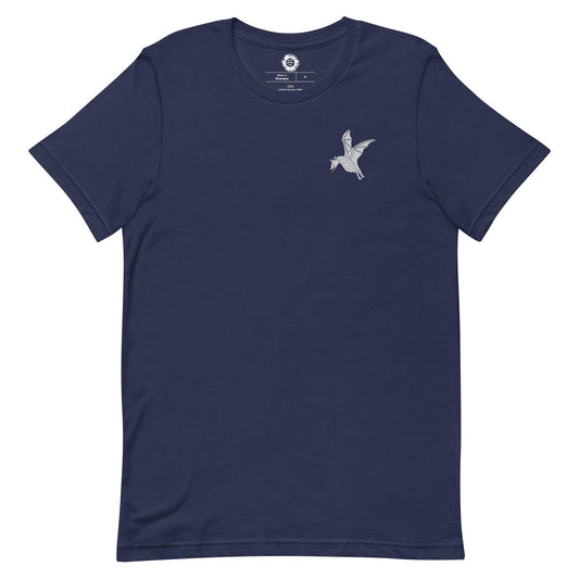 Nocturnal Bat Tee | Midnight Blue