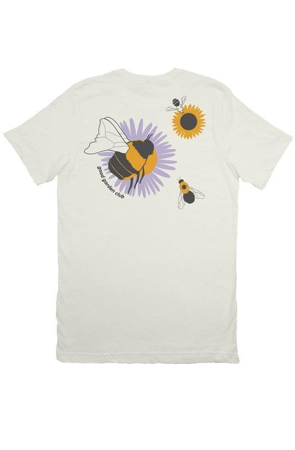 Native Bee Tee | Eggshell