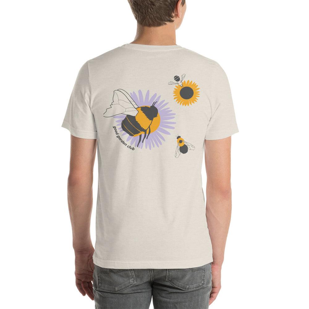 Native Bee Tee | Eggshell